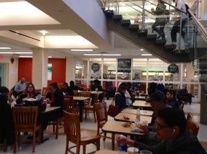 One of the cafeterias and gathering place for students at BCC. Photo by DMG.